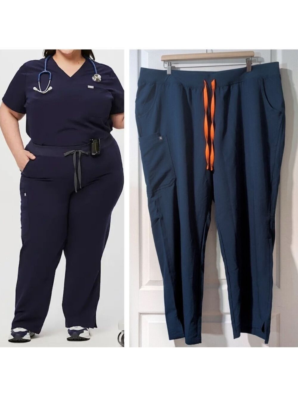 NWT Figs | Kade Cargo Scrub Pants In Deep Reef (Limited Edition) - 4XL